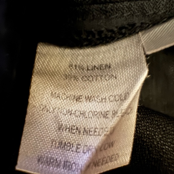 Women’s Ann Taylor Loft Black Linen Shorts, Size 10 - Picture 4 of 4